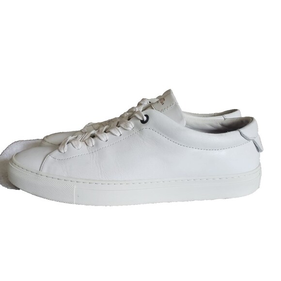 Good Man Brand Men\'s White Leather Lace-Up Sneakers Made in Italy Size 8.5 main image 7